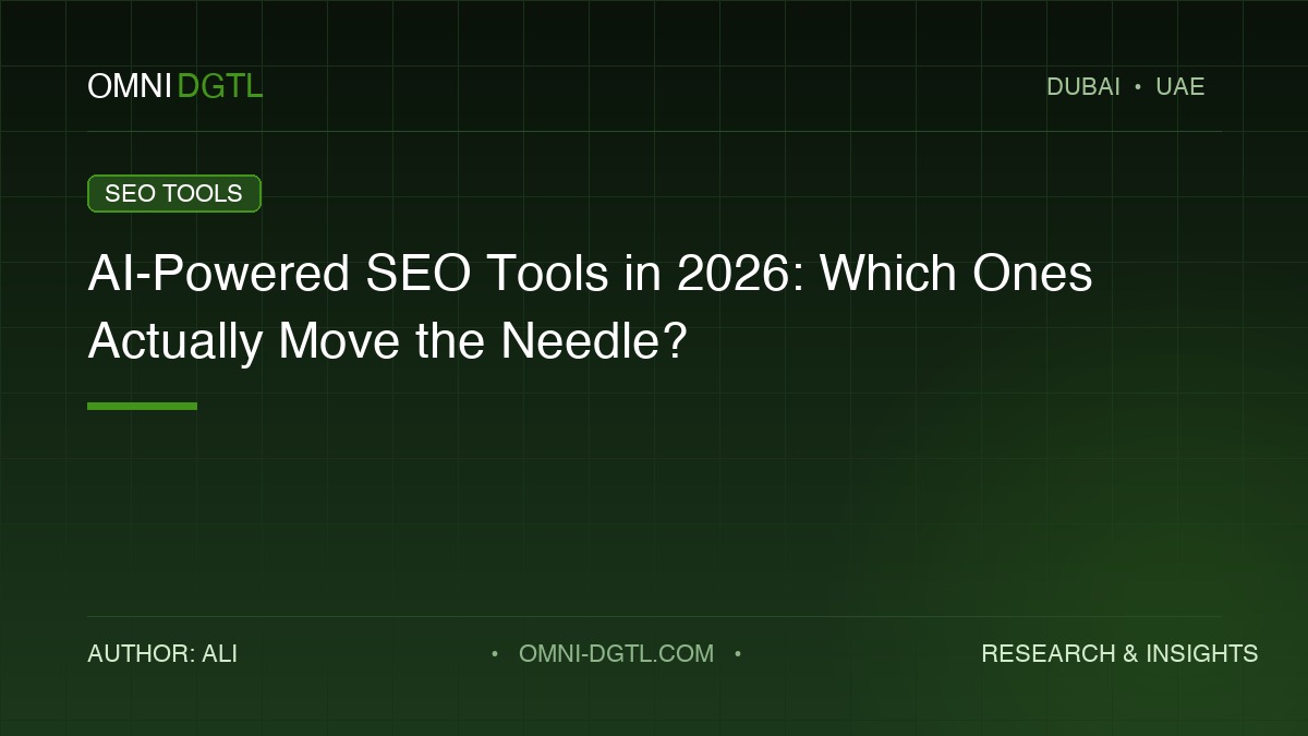 ai seo tools guide by Omni DGTL
