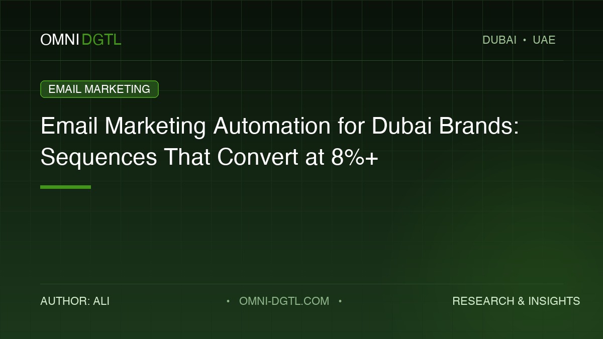 email marketing dubai guide by Omni DGTL