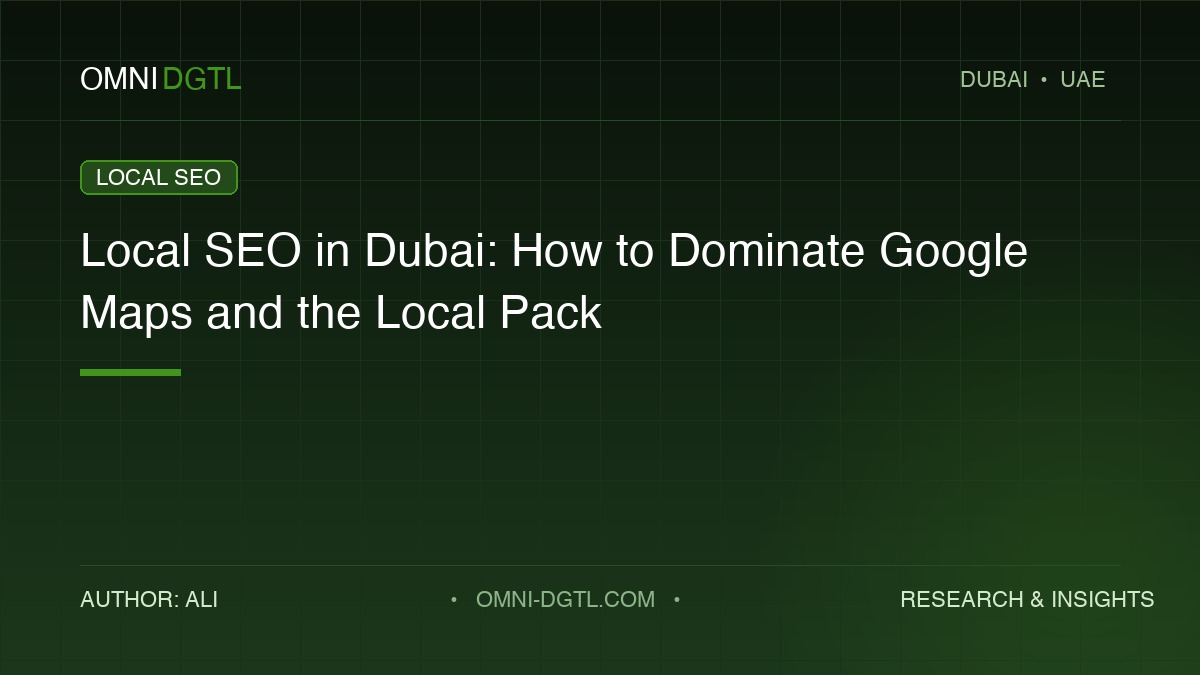 local seo dubai guide by Omni DGTL